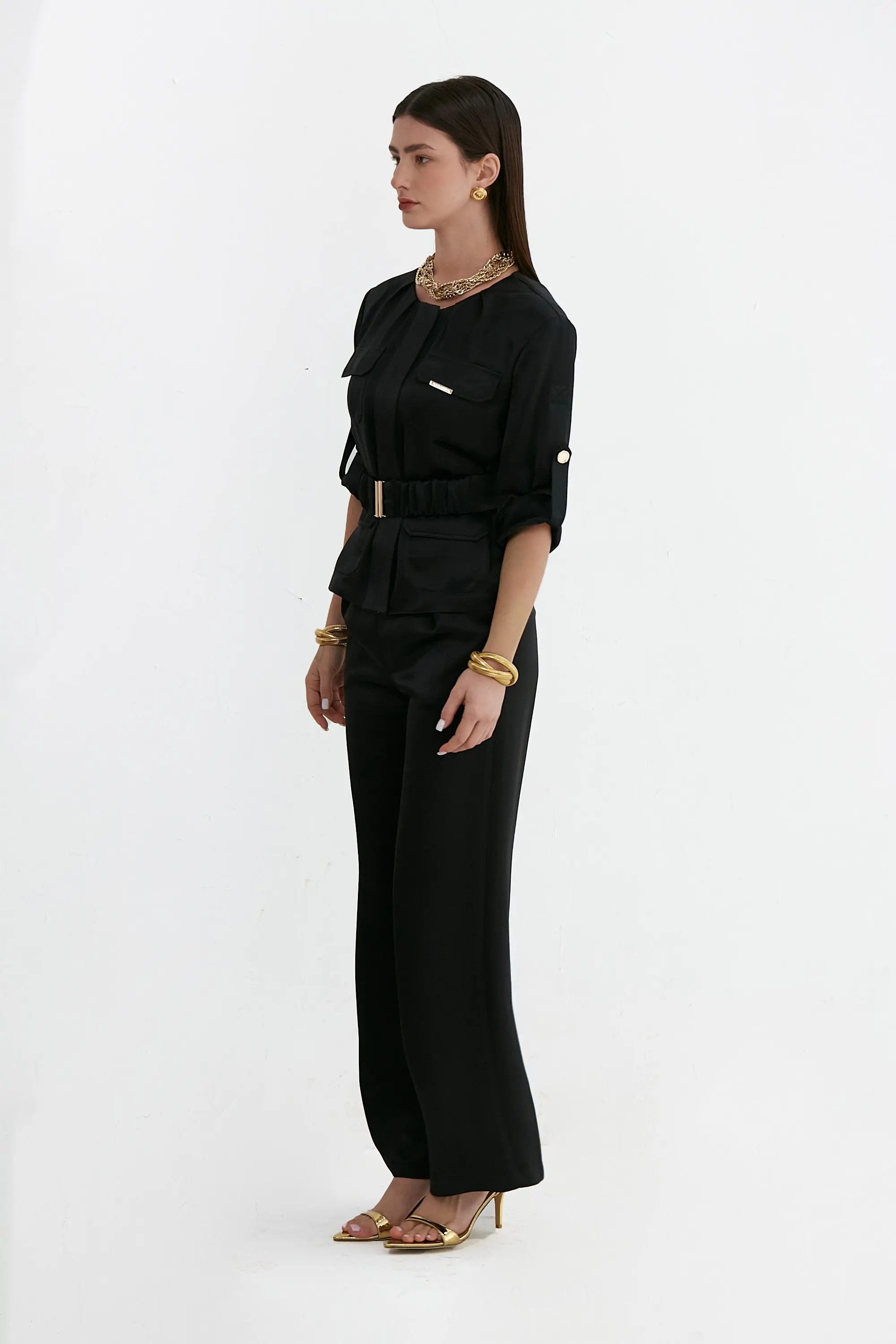 Women’s Spring Temperament  High Fashion Nipped Waists Suit ULA